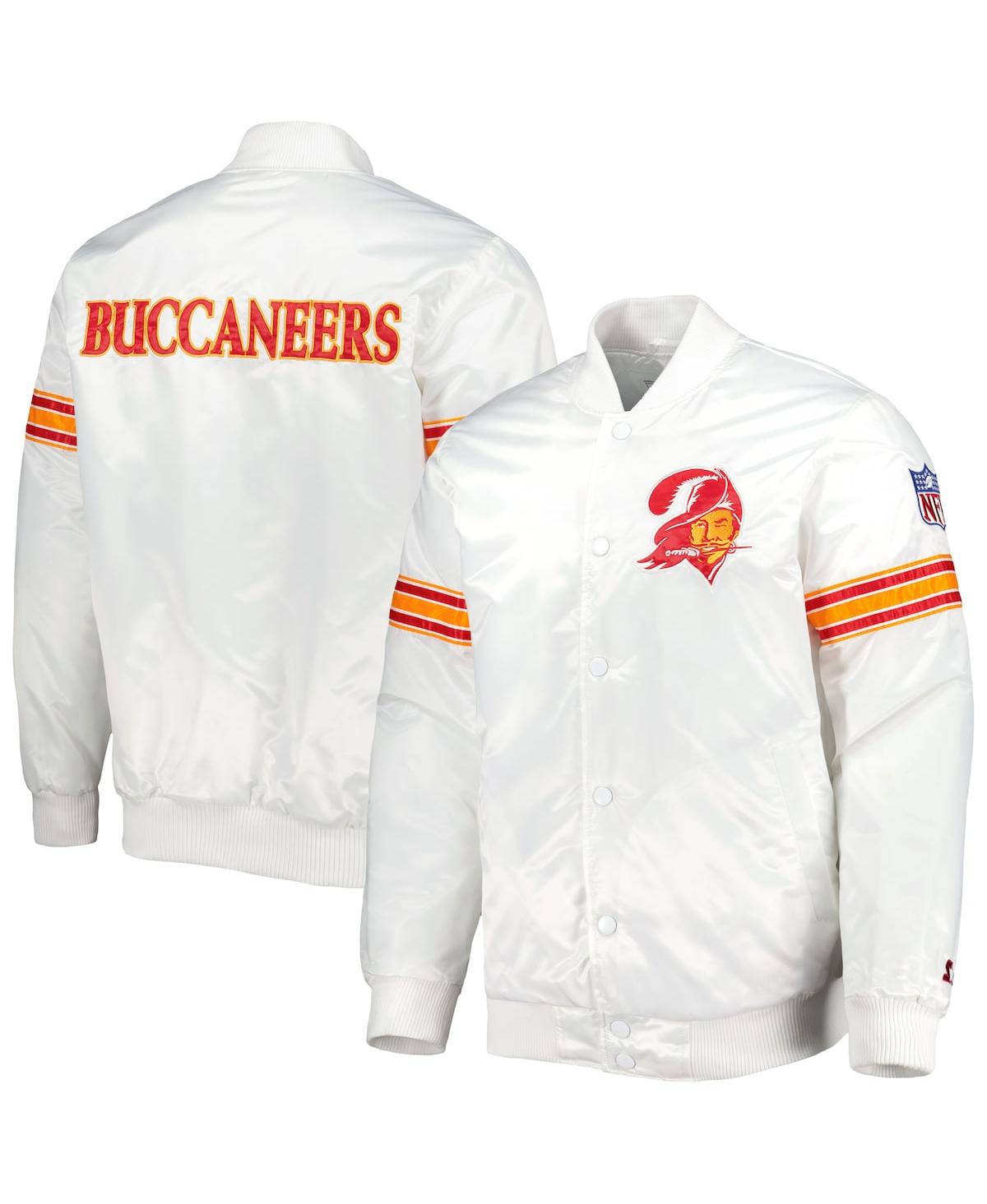 Starter White Tampa Bay Buccaneers The Power Forward Full-snap Jacket In White