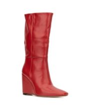 Macys red boots shop