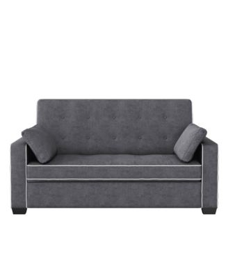 72.6" W Polyester Augustus Queen Convertible Sofa
