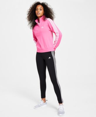 adidas Women's Sweatshirt & Side-Striped Leggings - Macy's