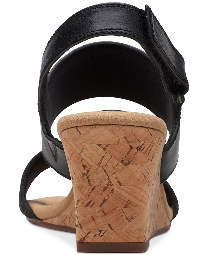 Clarks Women's Kyarra Faye Slingback Wedge Sandals - Macy's