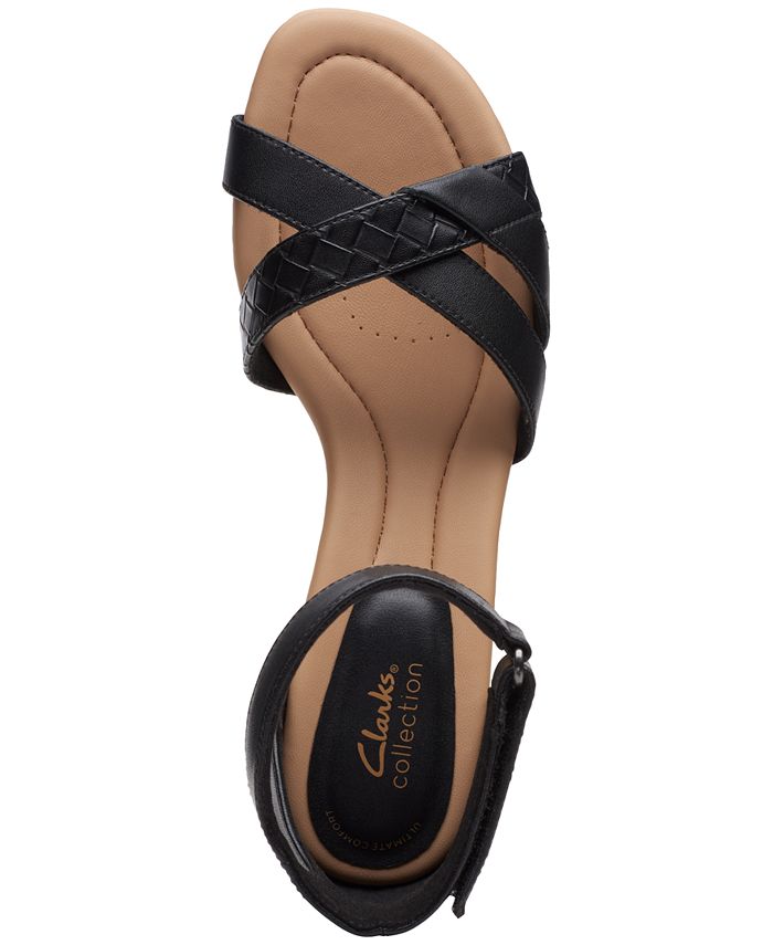 Clarks Women's Desirae Lily AnkleStrap Sandals Macy's