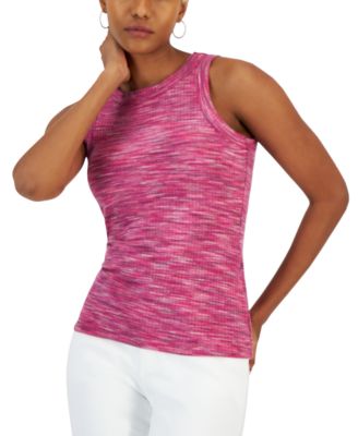 I.N.C. International Concepts - Women's Ribbed High-Neck Tank