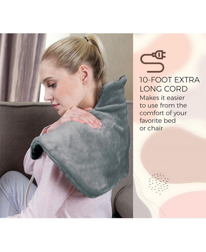 PURSONIC Electric Neck & Shoulder Heating Pad Macy's