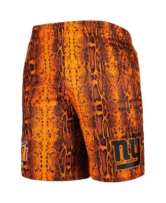 Men's Orange New York Giants Summer Pop Shorts