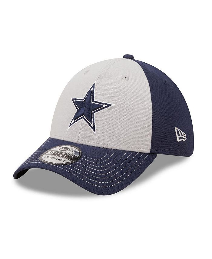 New Era Men's Gray, Navy Dallas Cowboys Classic 39THIRTY Flex Hat - Macy's