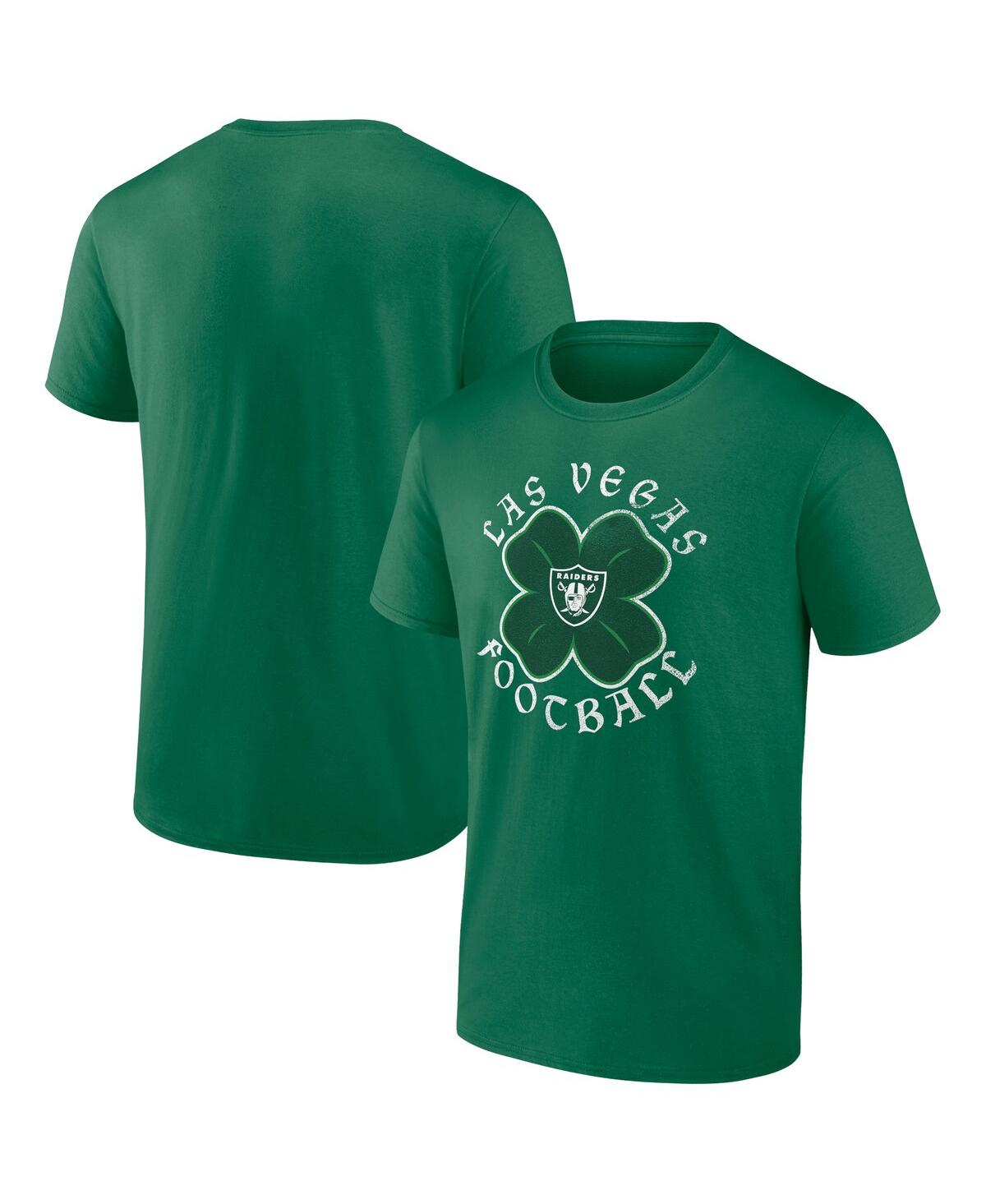Men's FanaticsLas Vegas Raiders Celtic Clover T-shirt - Kelly Green