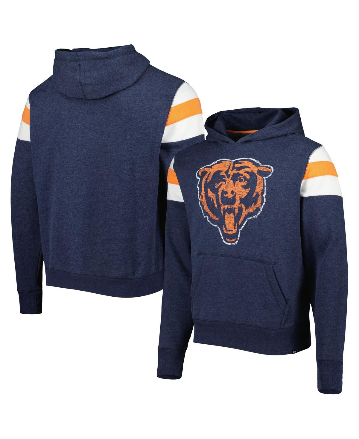 47 Brand Men's ' Navy Chicago Bears Legacy Premier Nico Pullover Hoodie In Navy