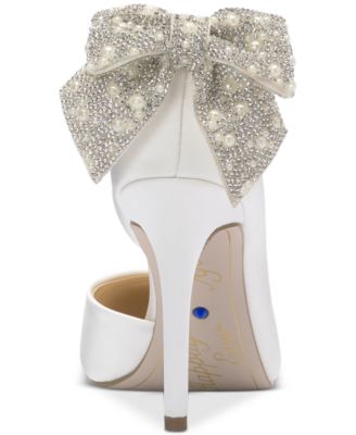 JESSICA SIMPSON*ラインストーン*リボン*ハイヒールパンプス JESSICA SIMPSON*ラインストーン*リボン*ハイヒールパンプス