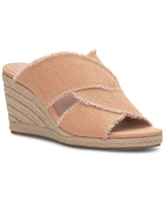 Lucky Brand - Women's Madgie Twisted-Strap Wedge Sandals