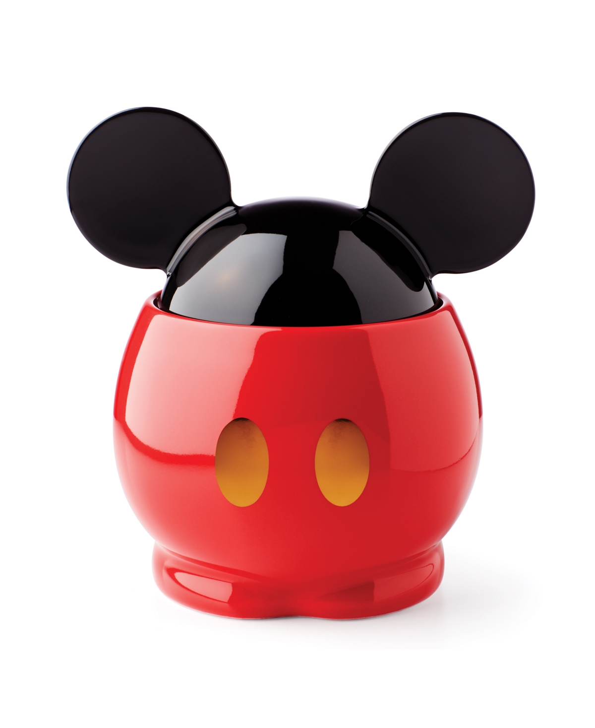 Lenox Mickey Mouse Pet Treat Jar In Red
