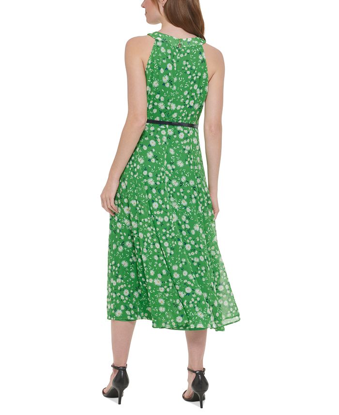 Tommy Hilfiger Women's Windblown Daisy Midi Dress - Macy's