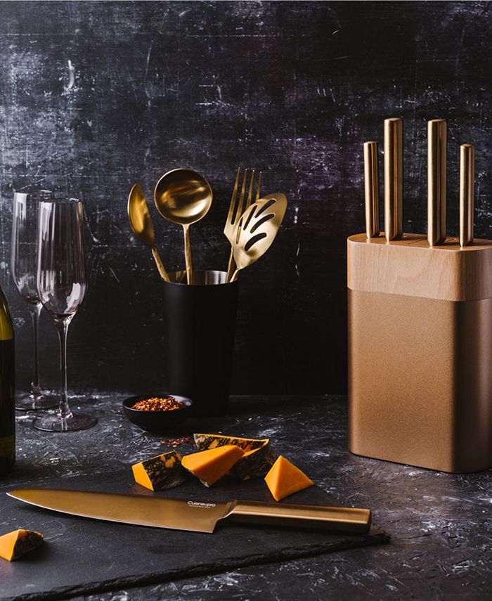 Cuisinepro® Daisho Nara Knife Block Brass Set, 6 Piece Macy's