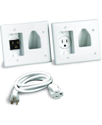 RCA 6 Ft In-Wall Power Install And Cord Management Kit - White - Macy's