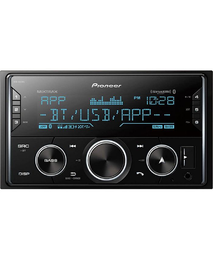 Pioneer Black Double DIN Digital Media Receiver With Built-In Bluetooth ...