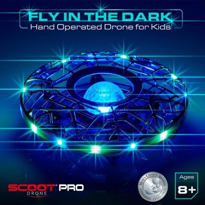 Scoot Pro Hand Operated Drone for Kids And Adults - Blue
