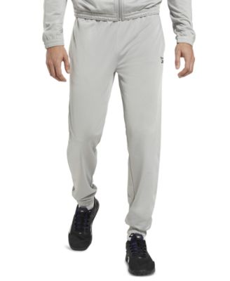 Reebok - Men's Slim-Fit Identity Vector Drawstring Track Pants