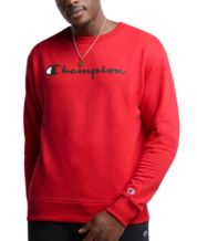Red champion sweatsuit mens top