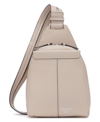 Calvin Klein speedy monogram bag with sling, Women's Fashion, Bags
