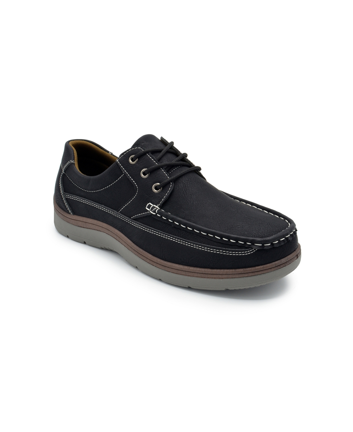 Aston Marc Men's Lace-up Walking Casual Shoes In Black