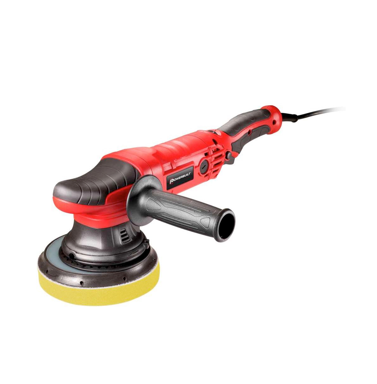 6 Inch Dual Action Orbital Long Throw Polisher with Speed Control - Red