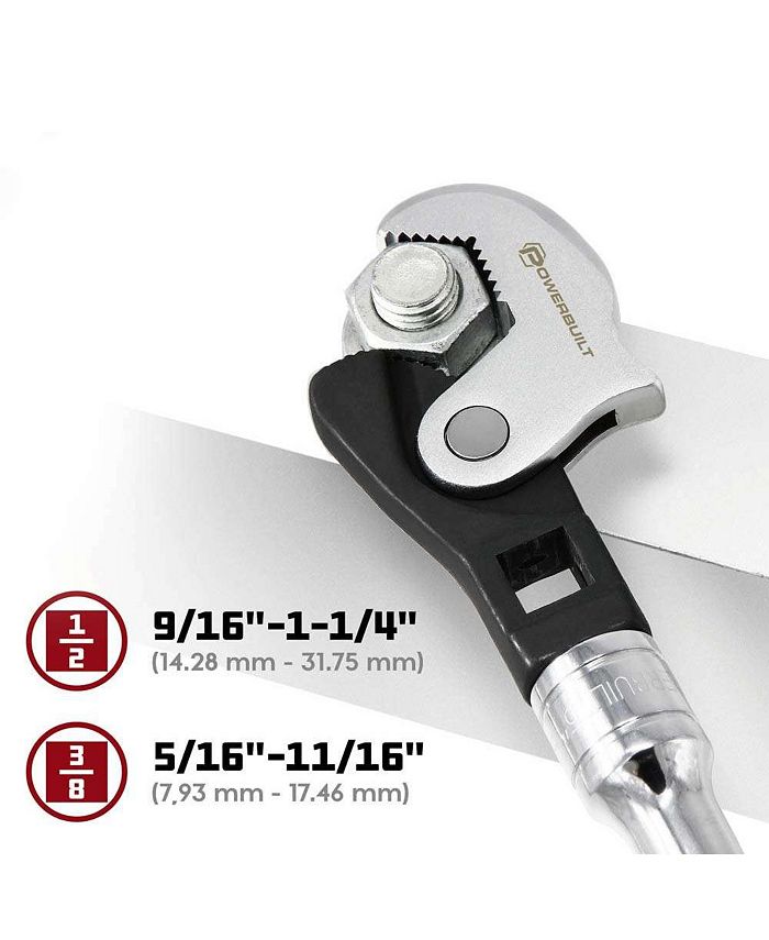 Powerbuilt 2 Piece SpringLoaded Adjustable Crowfoot Wrench Set Macy's