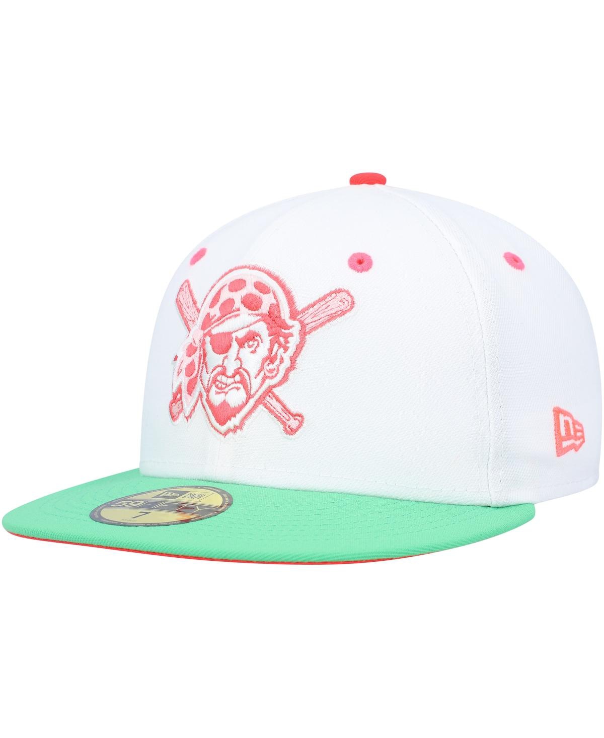 Men's New Era Green Pittsburgh Pirates Watermelon Lolli 59FIFTY Fitted Hat - Green