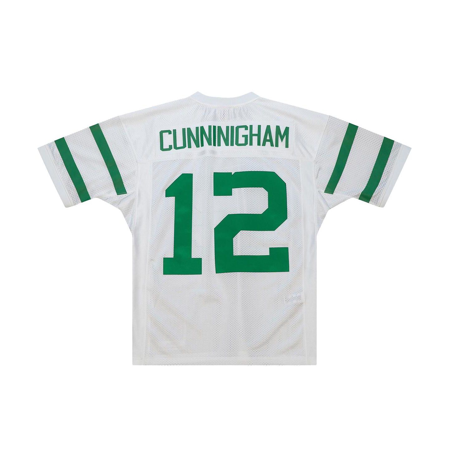 Мужской топ Mitchell & Ness Randall Cunningham White Philadelphia Eagles 1994 Authentic Retired Player Jersey — фото 3