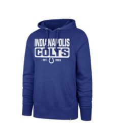 New York Giants '47 Double Block Throwback Pullover Hoodie - Navy