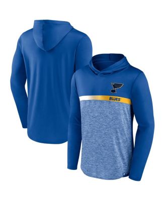 Men's Blue St. Louis Blues Podium Defender Pullover Hoodie