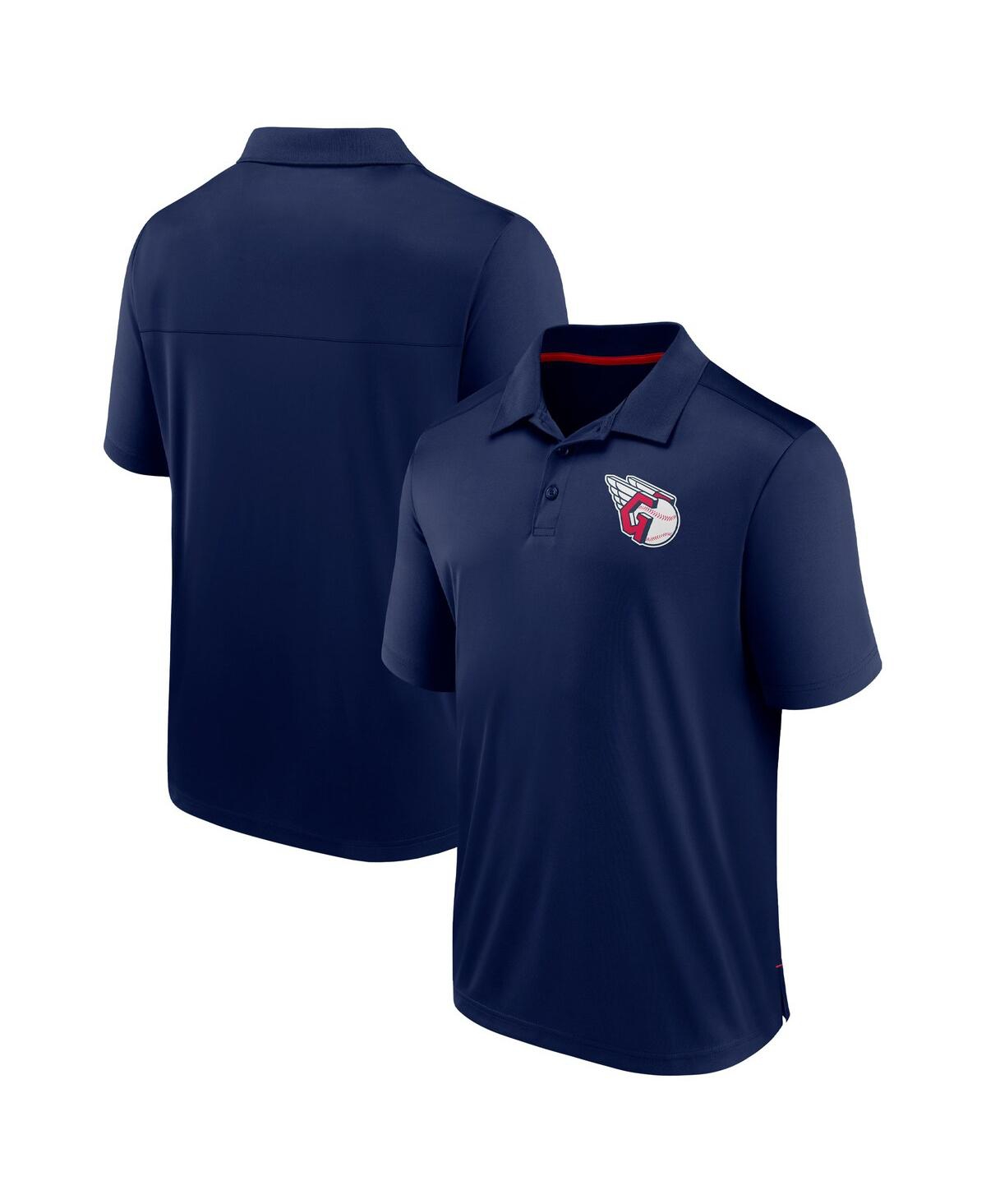 Fanatics Branded Navy Cleveland Guardians Hands Down Polo In Navy