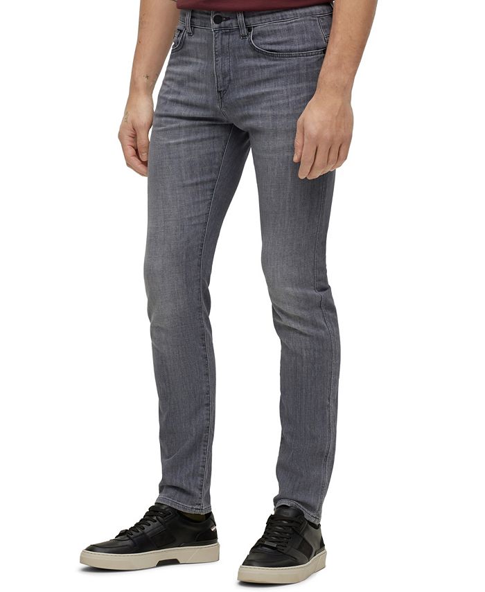 Hugo boss 2025 mens grey jeans