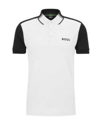 BOSS MATTEO BERRETTINIコロッセオグラフィック ポロシャツ BOSS - BOSS x Matteo Berrettini slim-fit polo shirt with