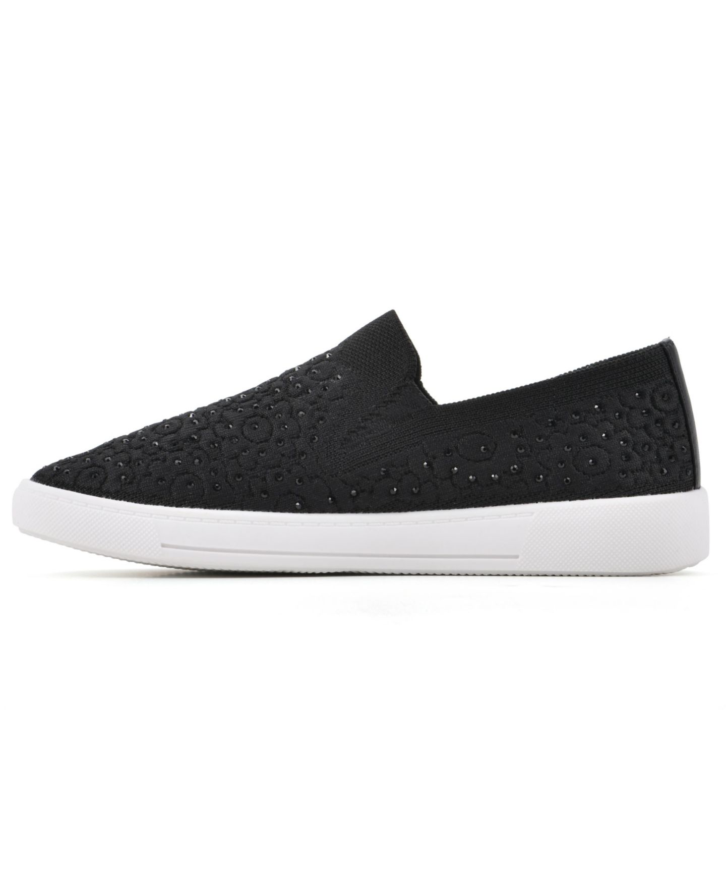 Женские кроссовки White Mountain Unit Slip On, цвет: Чёрный — фото 6