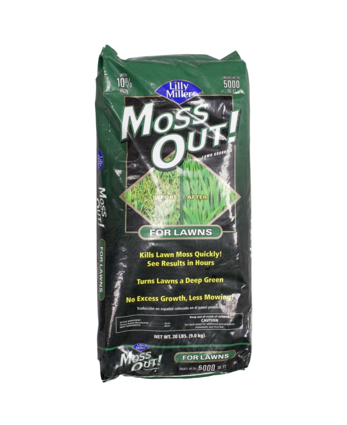 UPC 070624115152 Lilly Miller 05601151 Moss Out Granules, 20Pound