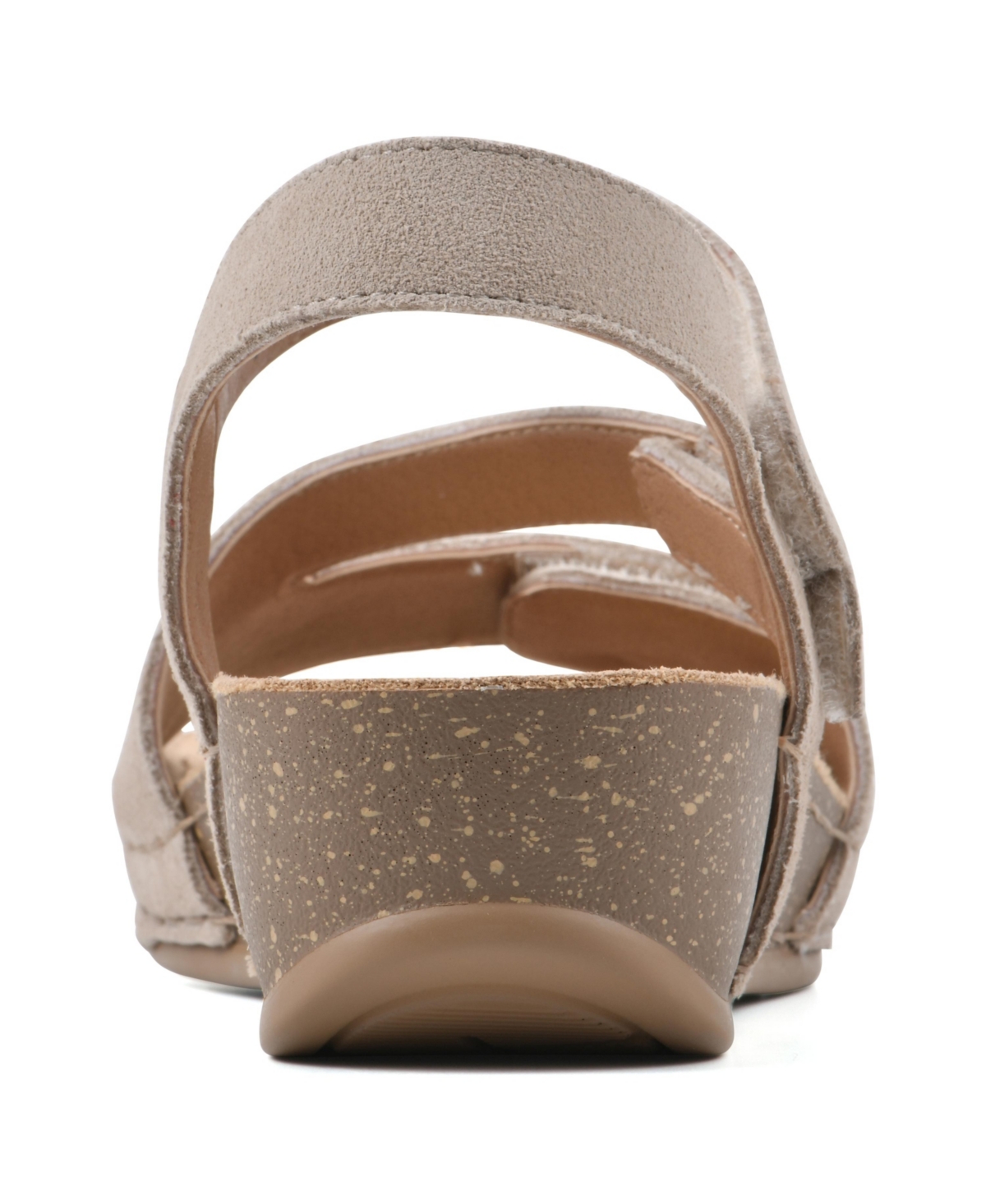 White Mountain Women's Fern Footbed Wedge Sandals - Suede