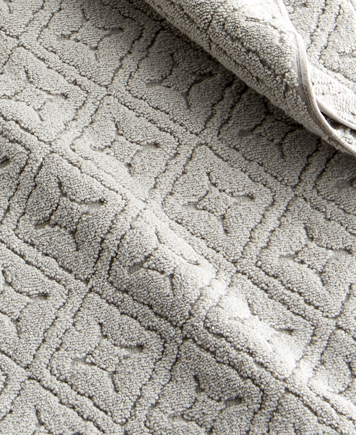 Hotel Collection Micro Cotton Sculpted Tonal Tile Towel, 30