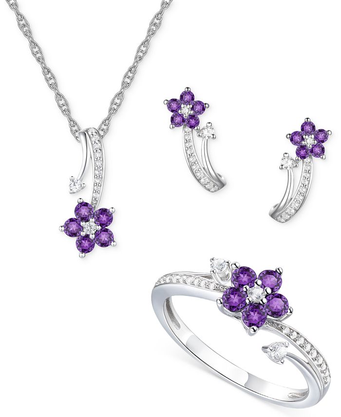 Amethyst jewelry macy's cheap