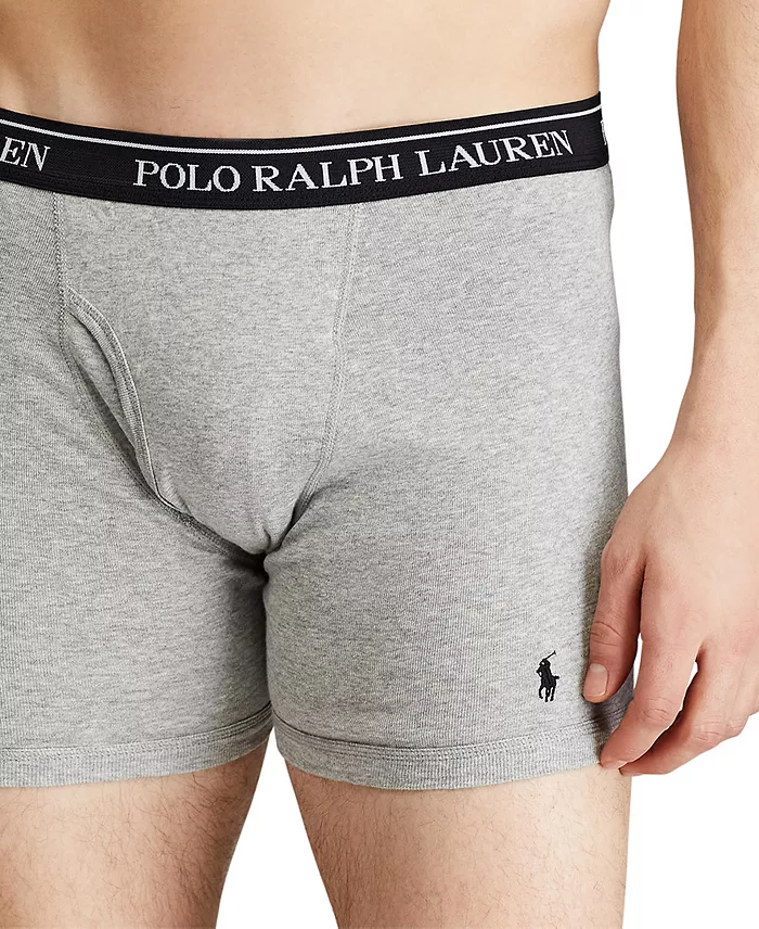Men's 5-Pack Classic Cotton Boxer Briefs - thumbnail 5