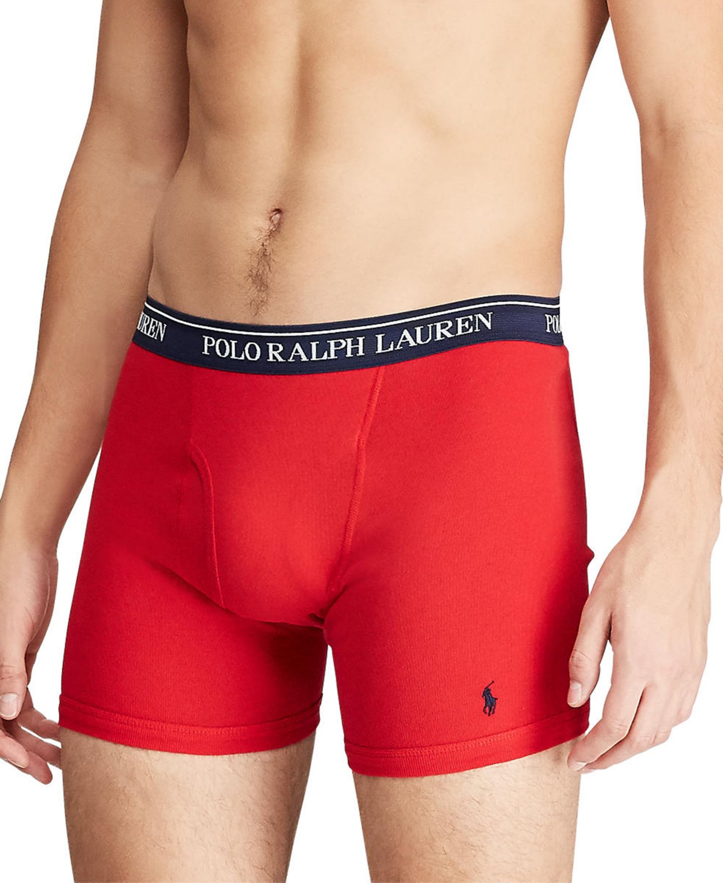 Трусы-боксеры Classic для мужчин, хлопок, 5 шт. — Polo Ralph Lauren, цвет: Синий / Королевский синий — фото 7