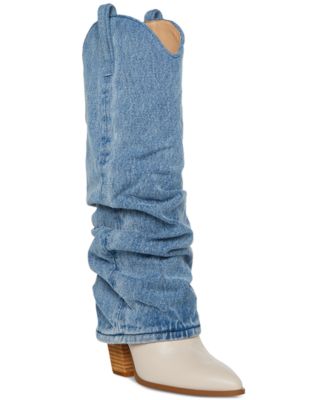 Steve Madden - Women's Lassy Cuffed Western Boots
