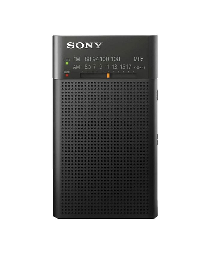 Sony Icfp27 Portable Am/fm Radio With Speaker (Black) - Macy's