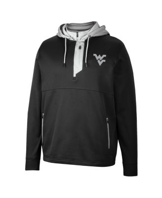 Men's West Virginia Mountaineers Luge 3.0 Quarter-Zip Hoodie