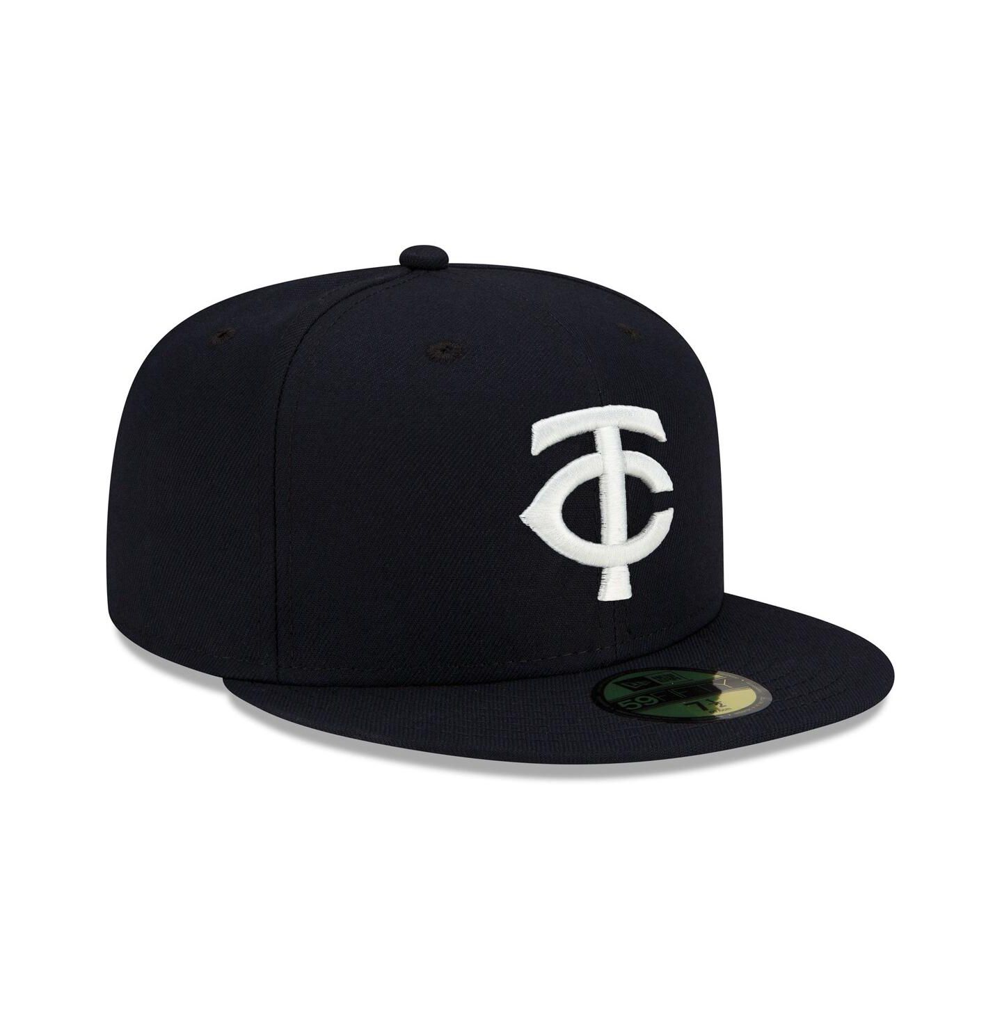 Мужская кепка New Era Navy Minnesota Twins 2023 Authentic Collection Alternate 59Fifty Fitted Hat — фото 4