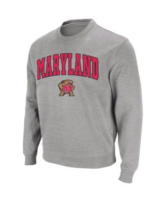 Men's Maryland Terrapins Arch and Logo Crew Neck Sweatshirt