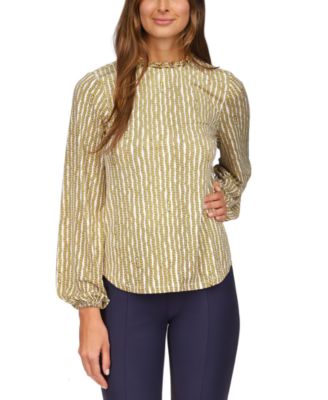 Michael Kors Women's Chain-Print Chain-Neck Top Macy's