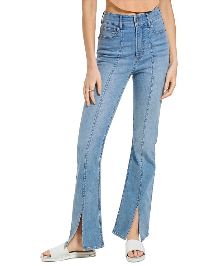 DKNY Jeans Women's Split Hem Jeans - Macy's