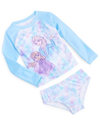 Dreamwave - 2-Pc. Frozen Rash Guard Swimsuit