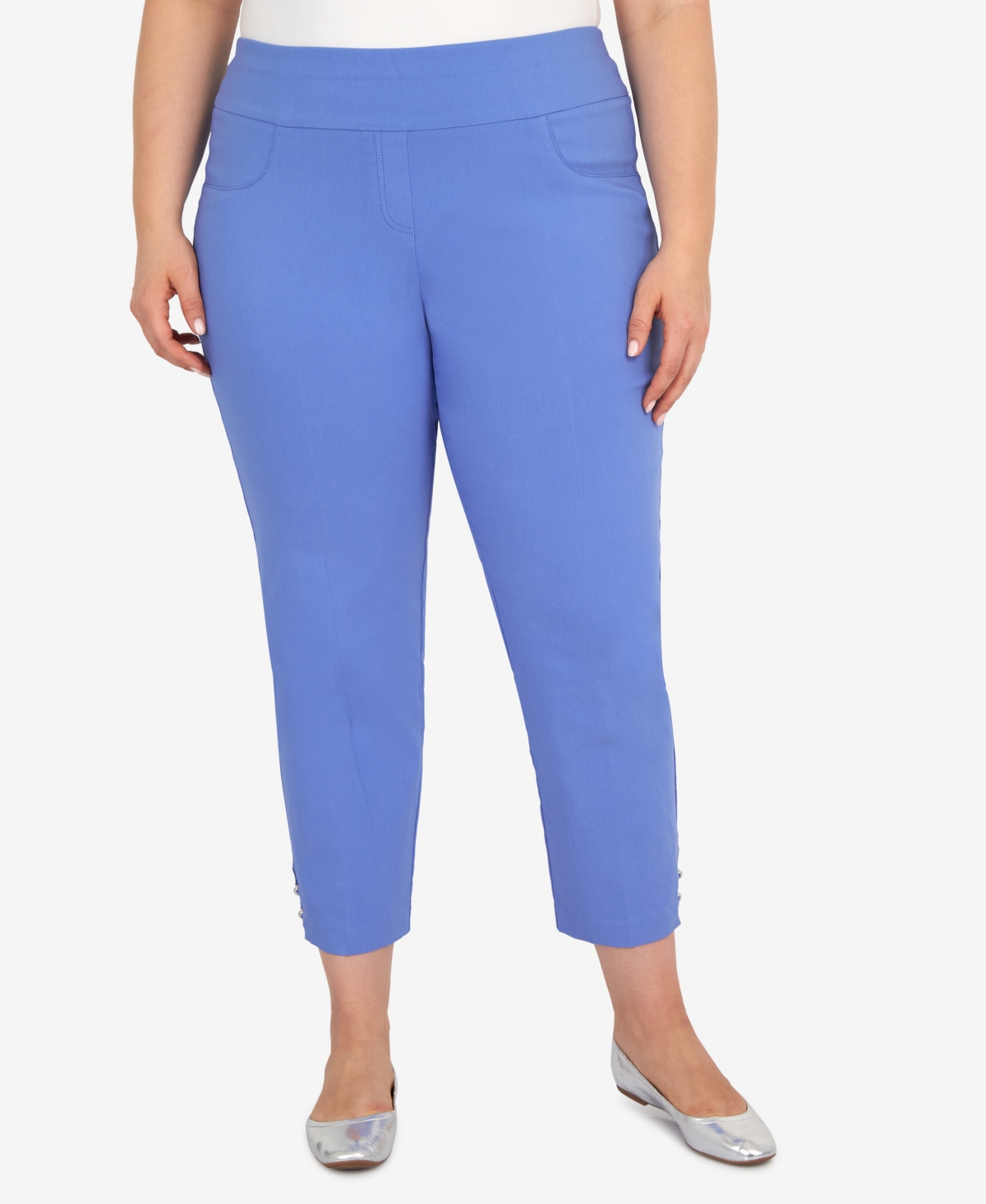 Hearts Of Palm Plus Size Lilac You A Lot Ankle Pants