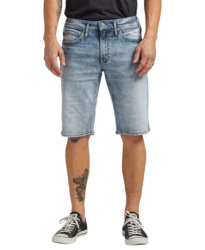 Silver hotsell jean shorts